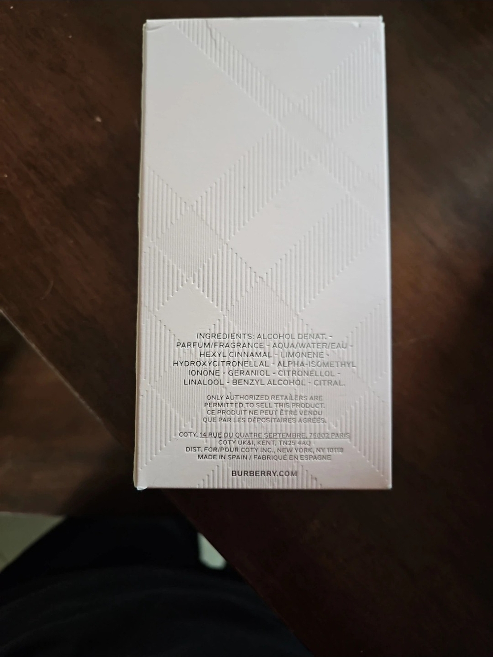 Burberry Brit Sheer For Her - Pale Pink Box with Silver Logo - Picture 2 of 4